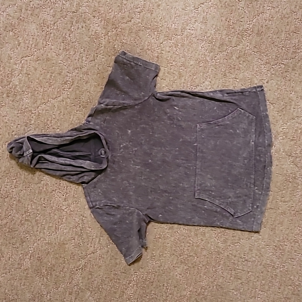 Wonder Nation Gray Short Sleeve Hoodie / Sweatshirt